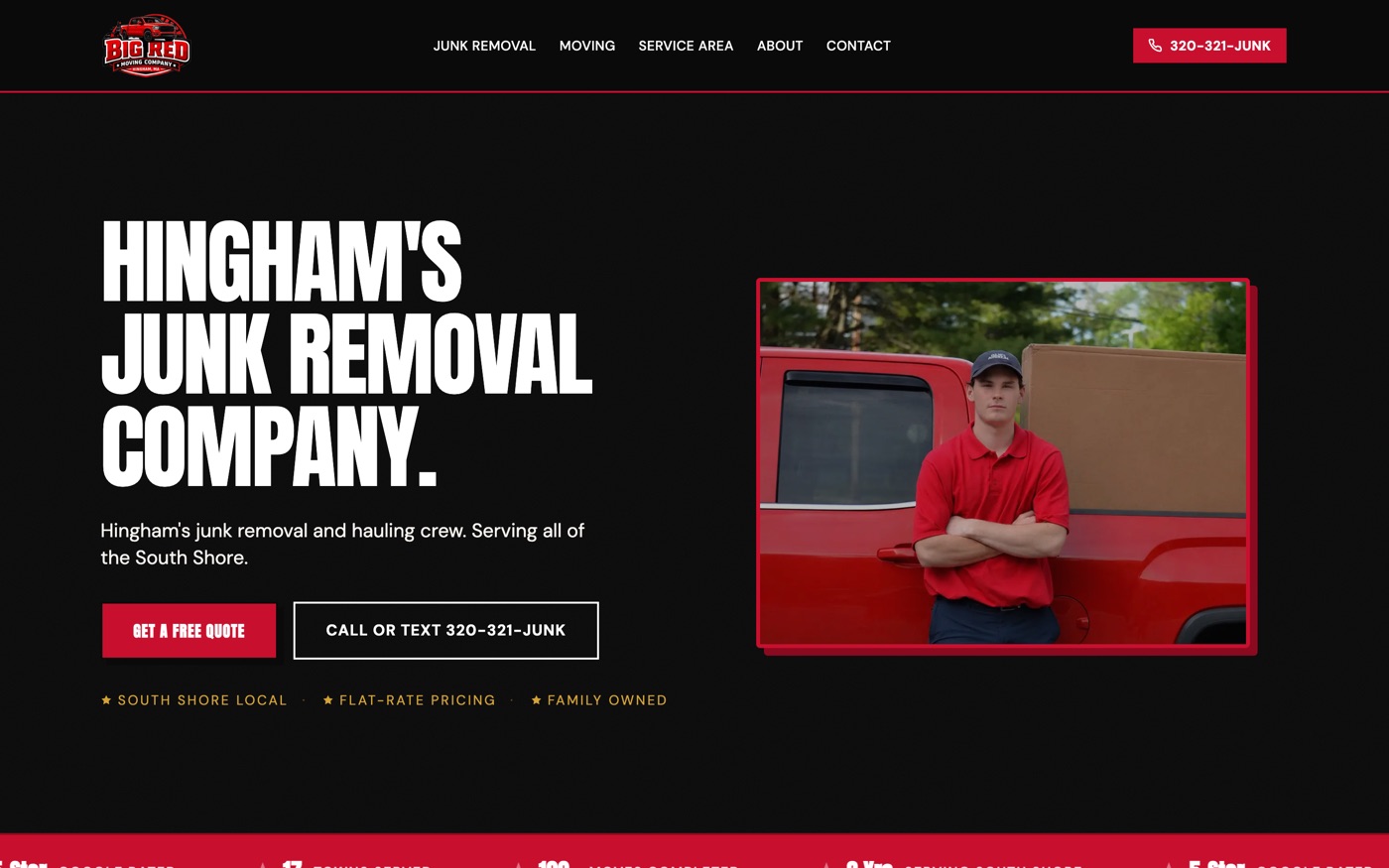 Big Red Moving Co. website