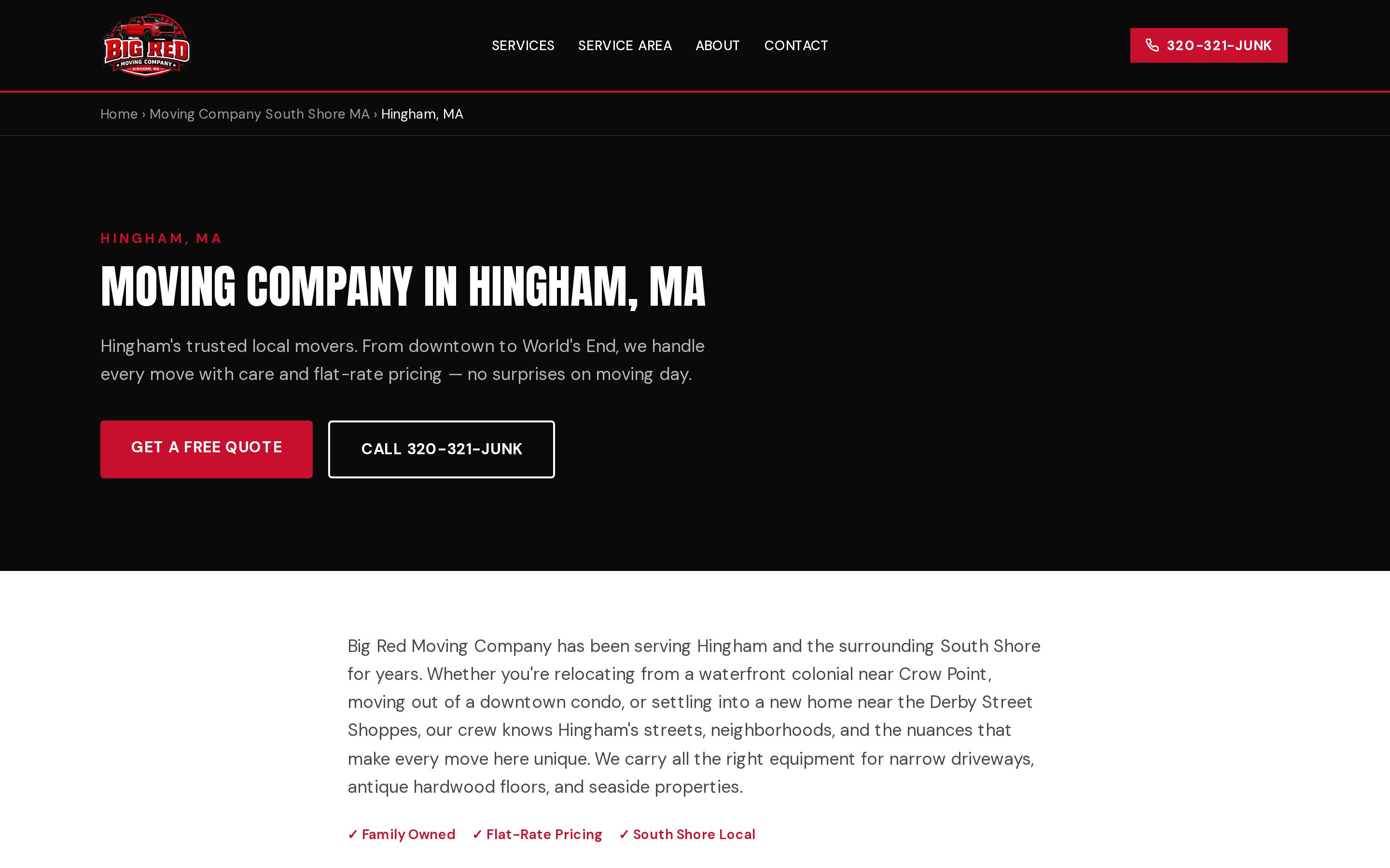 Big Red Moving Company — build view