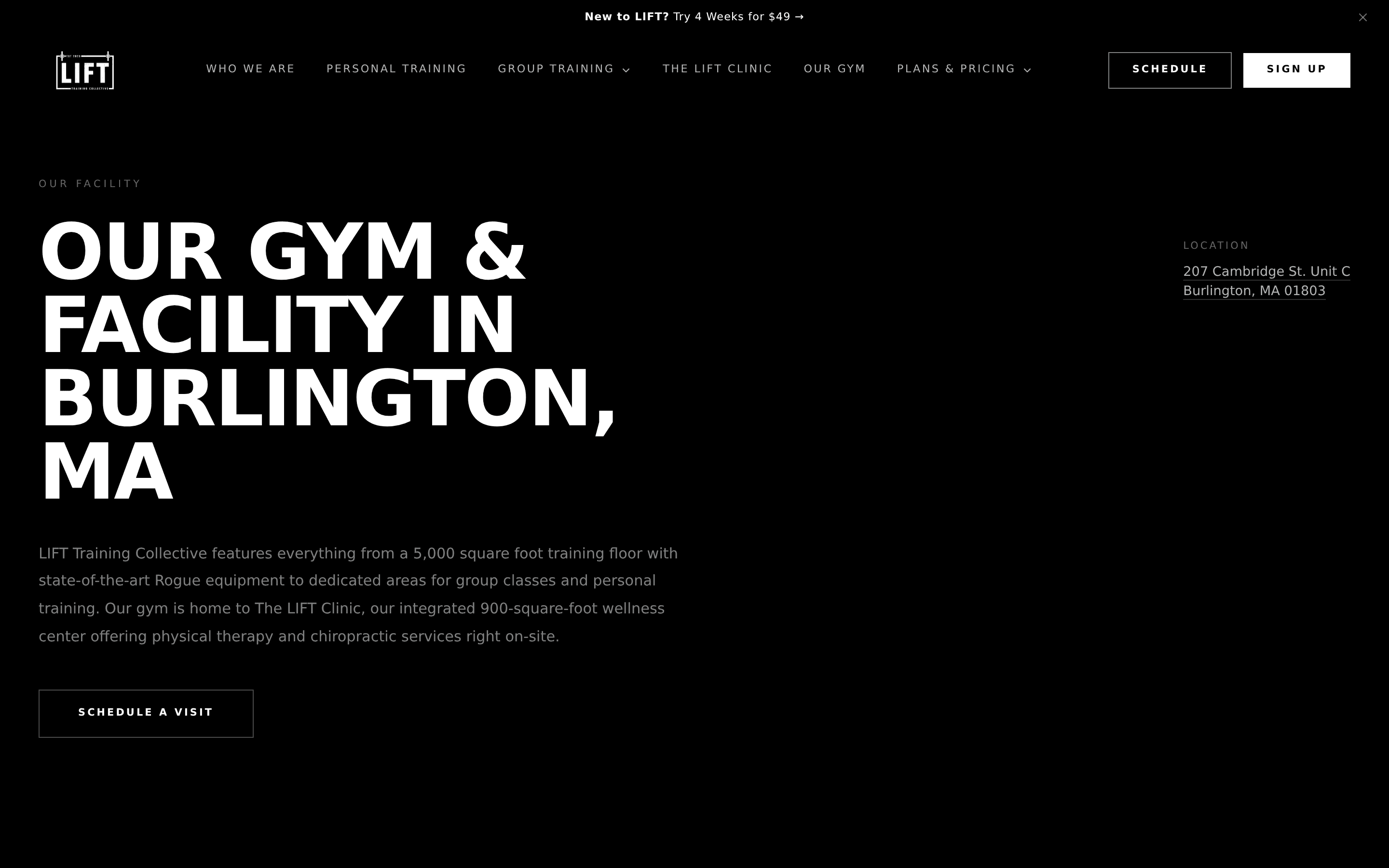 Lift Training Collective — build view