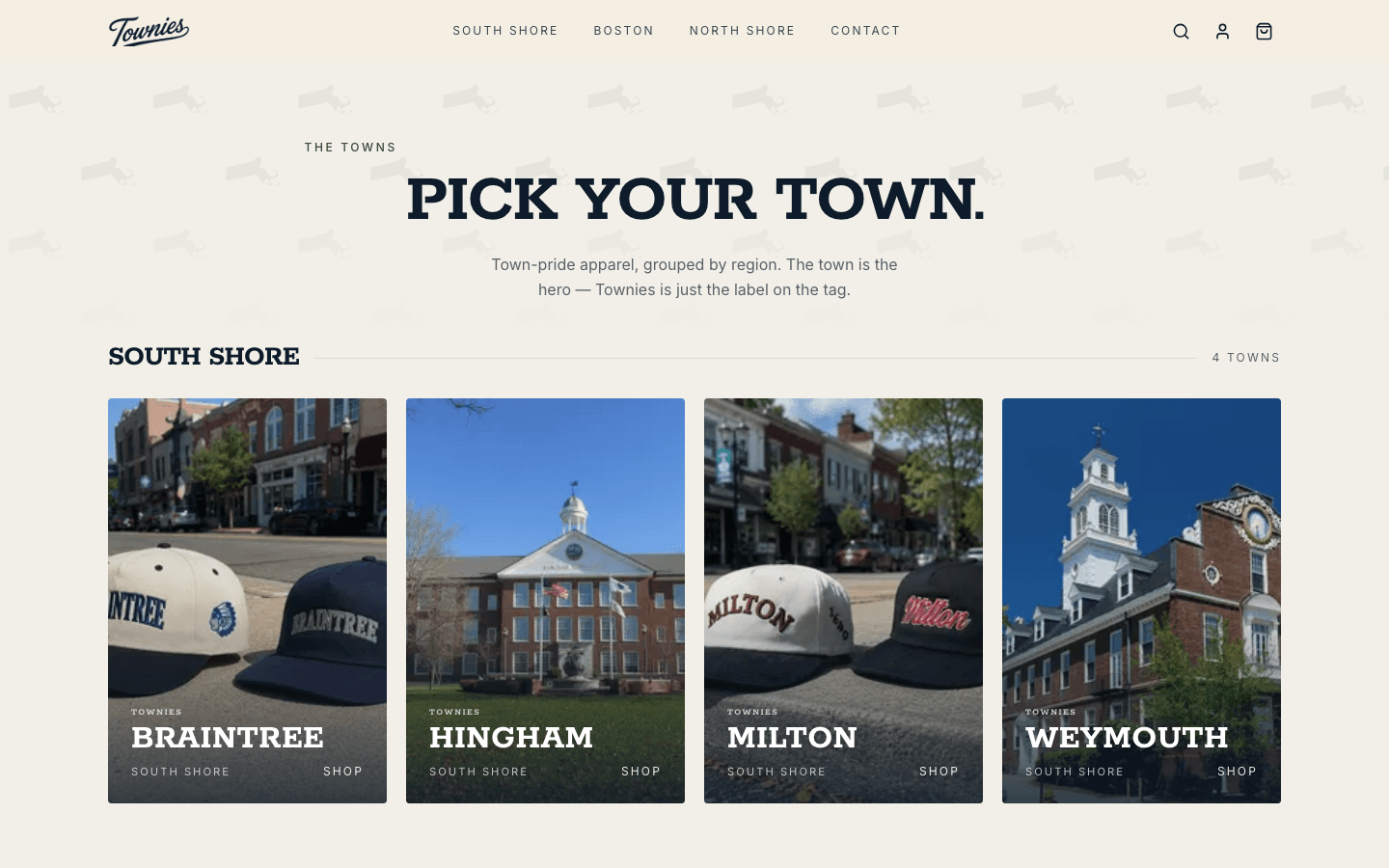 Townies — site view