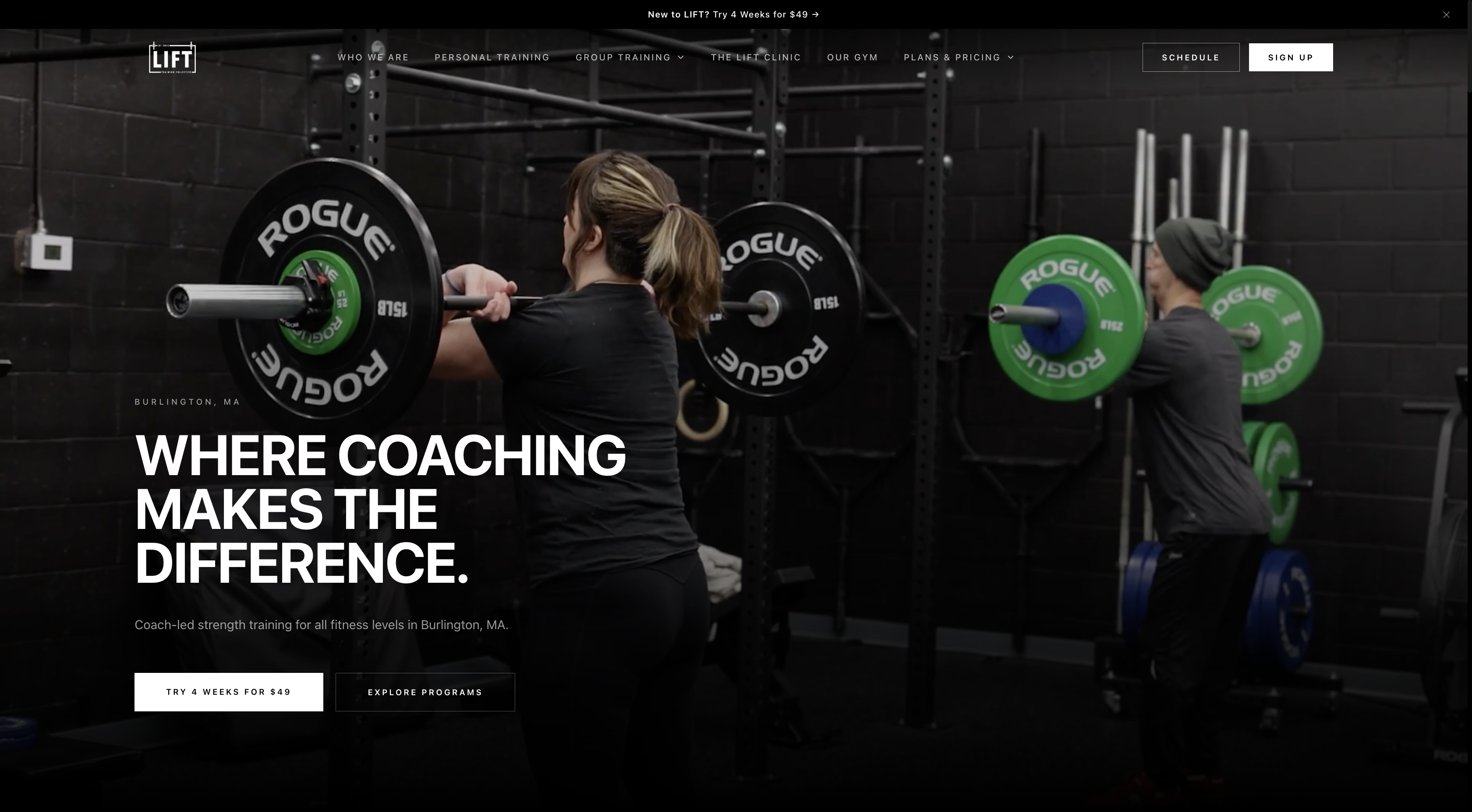 Lift Training
Collective — built by Your Website Friend